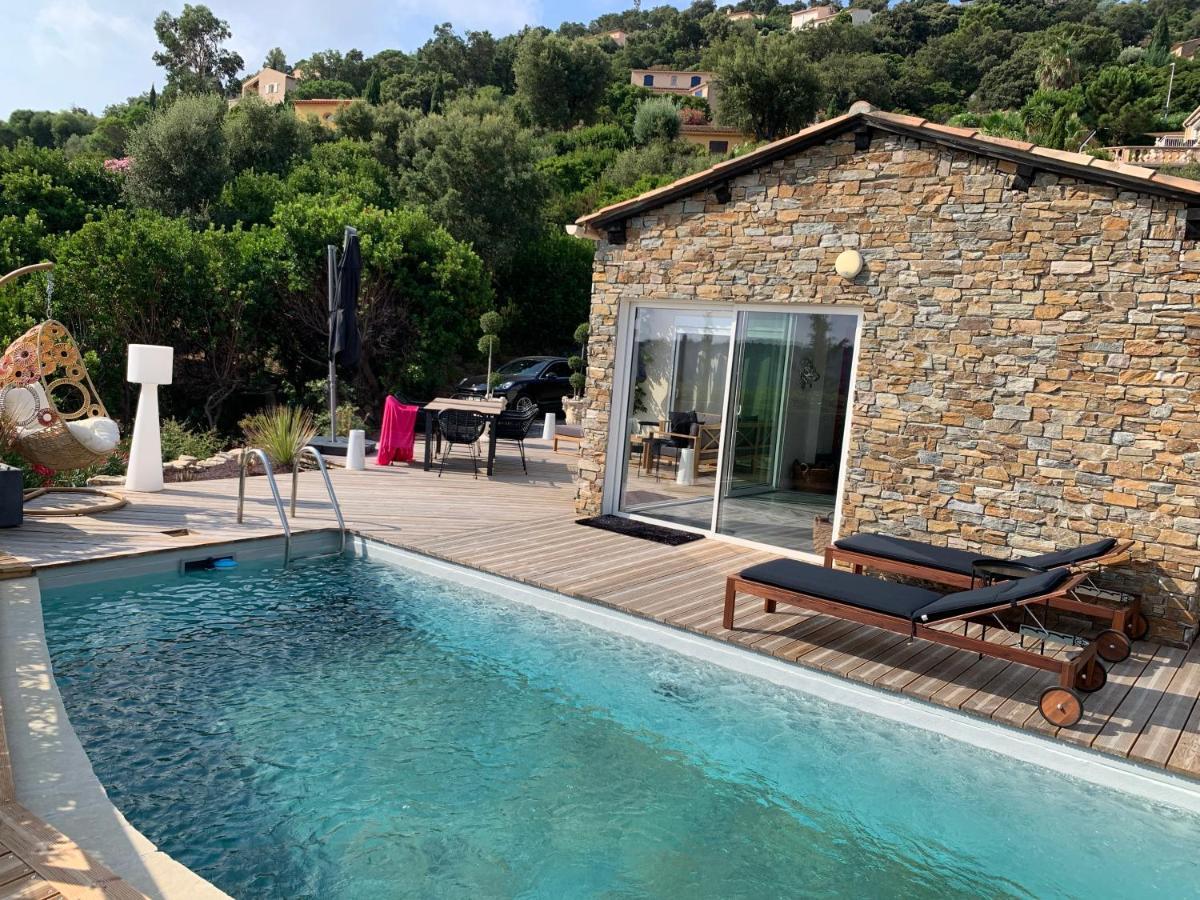 Villa Perla Saint-Tropez Cavalaire Sur Mer, 3-5 Chambres, Vue Mer, Piscine Chauffee Avril A Octobre 외부 사진