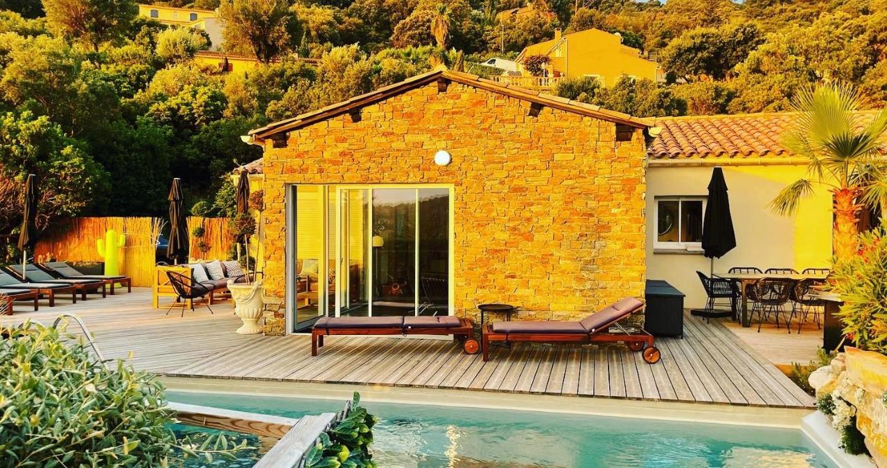 Villa Perla Saint-Tropez Cavalaire Sur Mer, 3-5 Chambres, Vue Mer, Piscine Chauffee Avril A Octobre 외부 사진