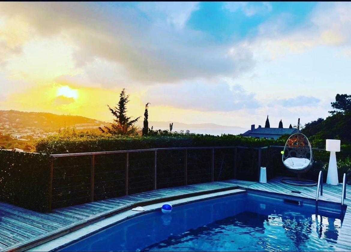Villa Perla Saint-Tropez Cavalaire Sur Mer, 3-5 Chambres, Vue Mer, Piscine Chauffee Avril A Octobre 외부 사진